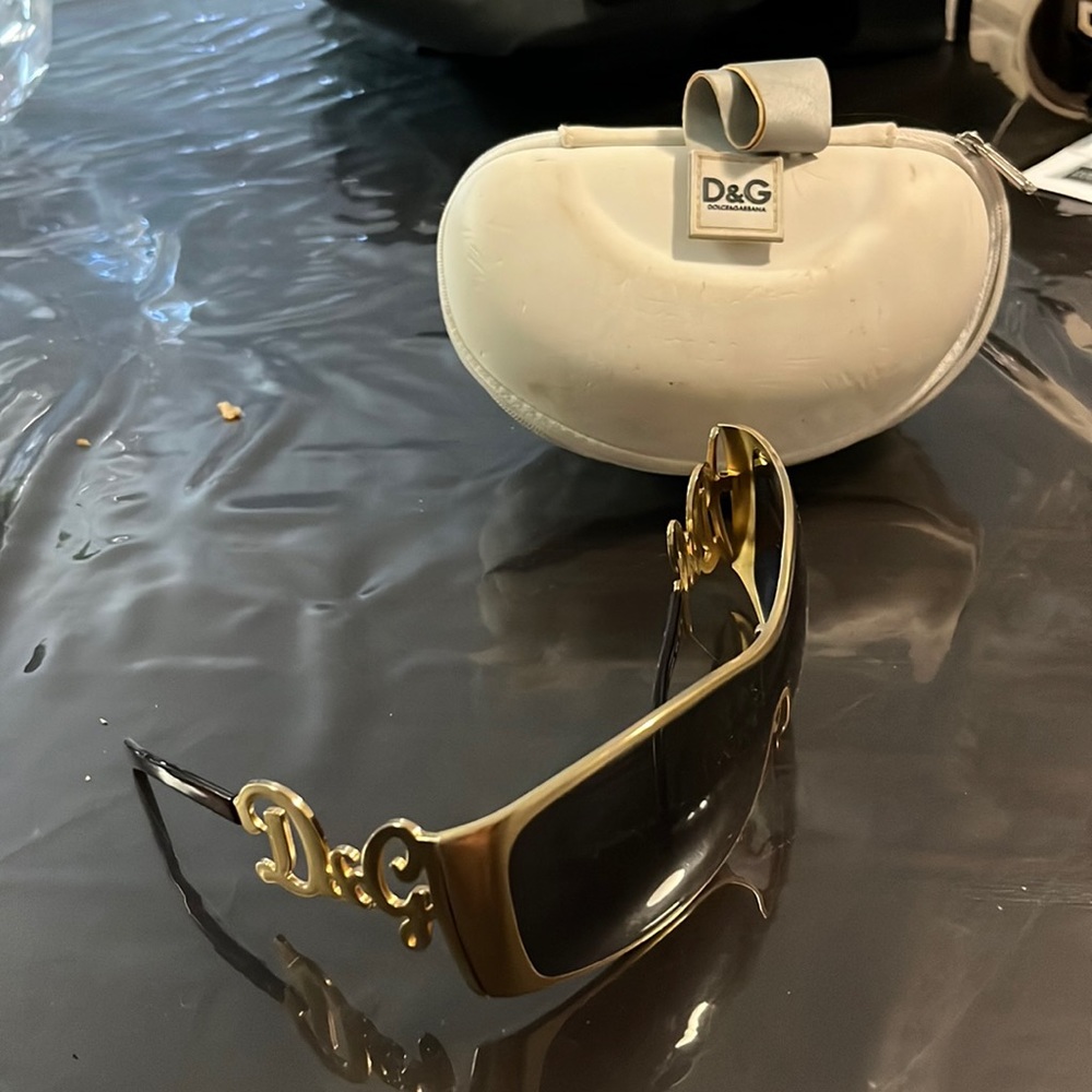 D&G gold sunglasses